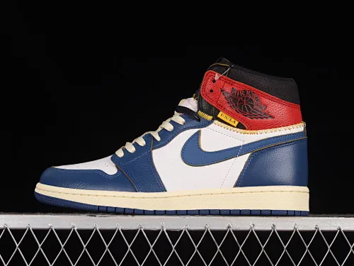 All categories Air Jordan Jordan series basketball shoes Air Jordan 1 High LJR version Air Jordan 1 x Union AJ1 Joe 1 limited edition four-color deconstruction stitching basketball shoes BV1300-146